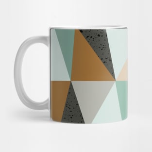 Pocket - IRREGULAR TRIANGLES OCHRE Mug